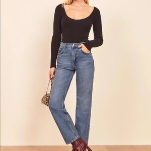 Reformation DISTRESSED Vintage Fit Jeans